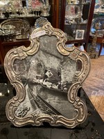 Silver baroque picture frame (gk53)