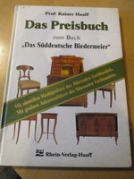 Biedermeier     bútorkönyv fotókkal, árakkal és leírásokkal 120 oldalas ritka értékes könyv.