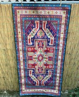 Kazakh Caucasian pattern modern rug or tapestry.160 X 80 cm.