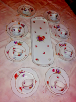 Antique, 8-Person Coffee and Sandwich Set by Pirkenhammer