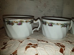 Zsolnay Old Twisted Pattern Tea Cups