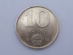 Hungary 10 forint 1989 coin - Hungarian metal ten 10 ft 1989 coin