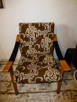 Retro,vintage,mid-century,skandináv design hajlított karfás fotel II.