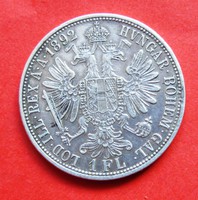 Silver 1 florin 1892