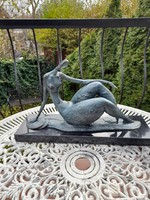 Fekvő Nő - Ardeco bronz szobor