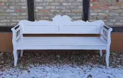 Bench with bench in vintage style.