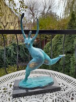 Futó Nő - Ardeco bronz szobor