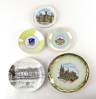 1H243 old mixed porcelain plate pack of 5 pieces