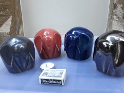 Art deco atmosphere with 4 ceramic elephants