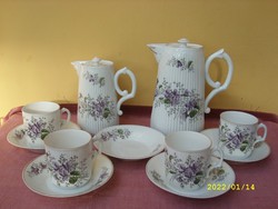 Antique porcelain coffee set