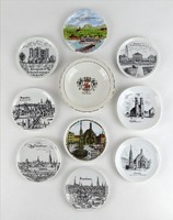 1H246 old mixed porcelain plate pack of 10 pieces