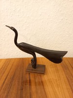 Retro wooden / horn bird figure.