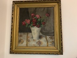 Szász Endre: Flower Still Life 1919