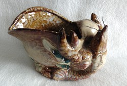 Offering old, dreamy ceramic crab, centerpiece - flawless