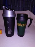 Shaker cup and jacobs lid glass - together