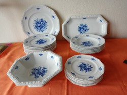 Rosenthal-Mária kék porcelán étkészlet