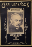 Őszi utazások-emlékkiállítás Krúdy Gyula születésének 100. évfordulóján 1978. Papír mappa-könyv