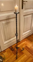 About one forint - wrought iron block candle holder, single-stranded.