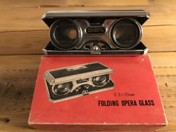 Retro opera binoculars made in Japan folding opera glass