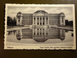 Postcard of Tisza István University in Debrecen