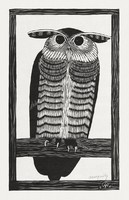 Samuel jessurun - deer owl - reprint