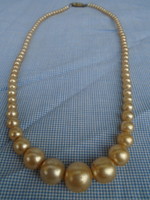 Old necklace white pearl necklace collier