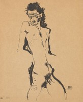 Egon Schiele - Önarckép - reprint
