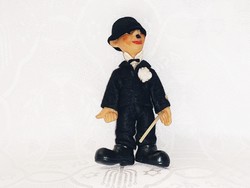 Retro chaplin rubber figure, 15 cm. 1960s