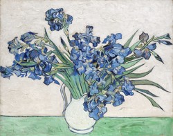 Vincent van Gogh -Íriszek vázában - reprint