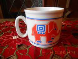 Zsolnay elephant children's mug