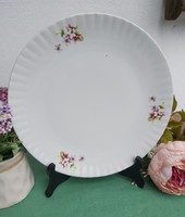 Mesés virággal 26 cm-es nagyobb lapostányér sültes tányér kínáló virágos