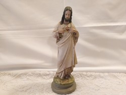 Beautiful antique plaster Jesus statue