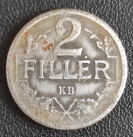 2 Fillér 1917 K.B
