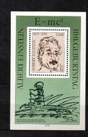 1979. DDR Albert Einstein bélyeg blokk