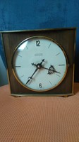 Nice vintage copper case German electro-gong fireplace clock max bill case !!!