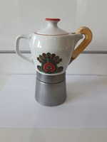 Hollóház seherezádé pattern porcelain coffee maker.