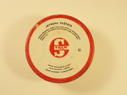 Retro tin can - jetrena pasteta - pate - Slovak - 1990s