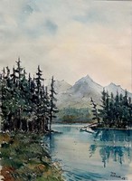 Forest stream, Tom Glazar, Viennese painter