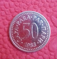 Jugoszláv 50 para 1983