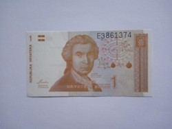Croatia and 1 dinar 1991!