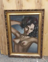 Kerényi / Ingres art deco female nude, bust