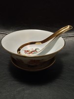 Chinese dragon pattern porcelain bowl set