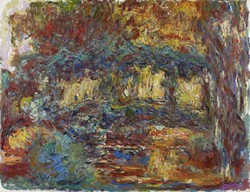 Claude Monet - Japanese footbridge - reprint
