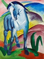 Franz Marc - Kék ló - reprint