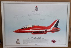 Flying Relic - Dedicated, Limited Commemorative Card of the Royal Air Force Aerobatic Team - 358.