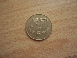 Ciprus 5 Cents 1994