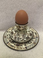 Antique zsolnay egg holder.