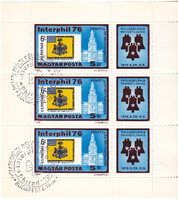 Hungary commemorative stamp small sheet 1976
