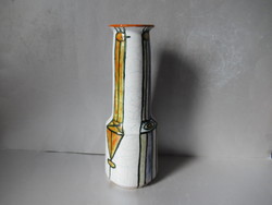 Retro váza, 30,8 cm (Fórizsné S. Erzsébet)