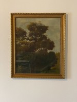 Ferenczy Károly szignós festmény